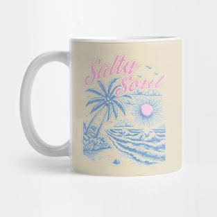 Salty Soul Retro Summer Aesthetic Mug